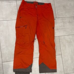 Mammut Men's Orange Ski snow Pants 38 XXL